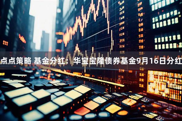 点点策略 基金分红：华宝宝隆债券基金9月16日分红