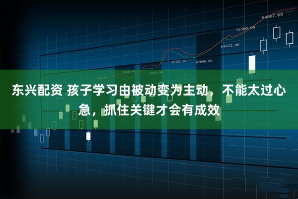 东兴配资 孩子学习由被动变为主动，不能太过心急，抓住关键才会有成效